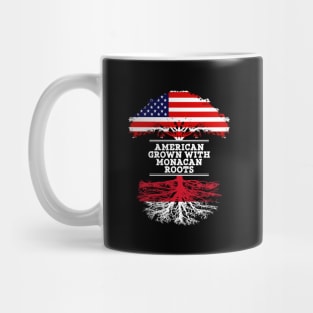 American Grown With Monacan Roots - Gift for Monacan From Monaco Mug